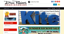 Desktop Screenshot of dinorentosstudios.com