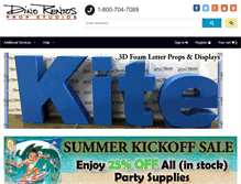 Tablet Screenshot of dinorentosstudios.com
